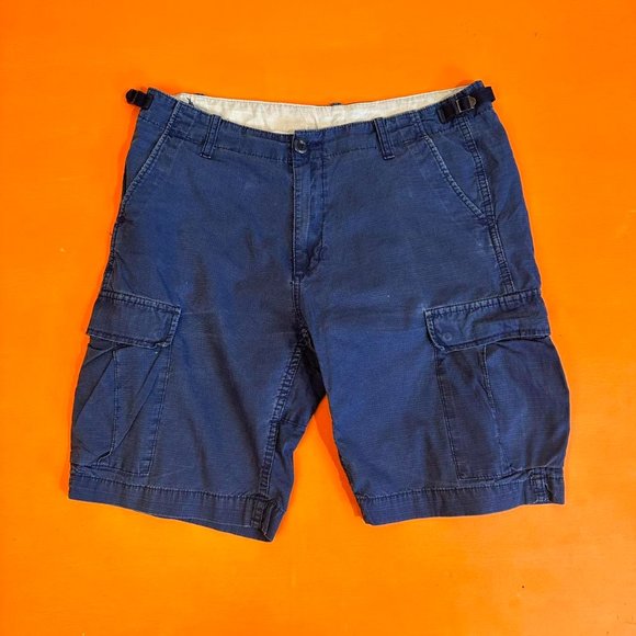 Carhartt Mens Navy and Blue Shorts - Picture 1 of 6